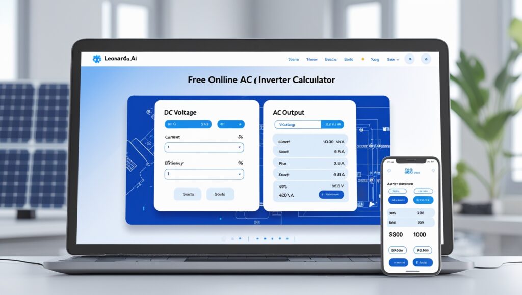 Free Online DC to AC Inverter Calculator