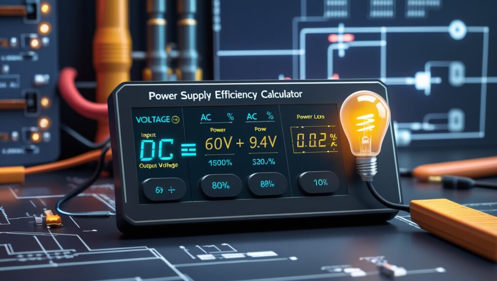 Power Supply Efficiency Calculator