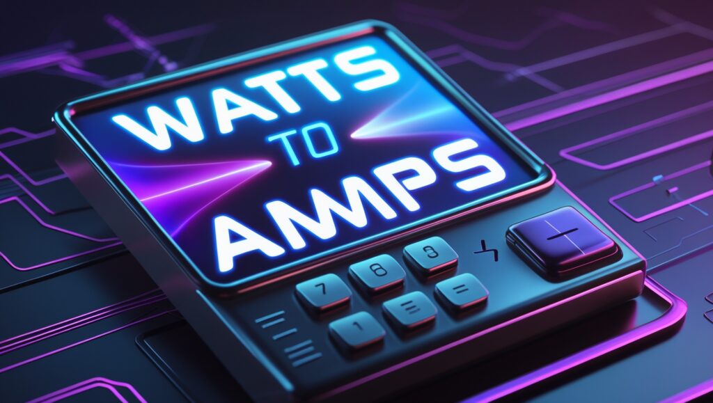 Watts to Amps Calculator Dc